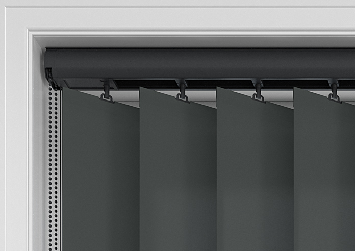 Amalfi, Pitch Black - Vertical Blind - Image 11